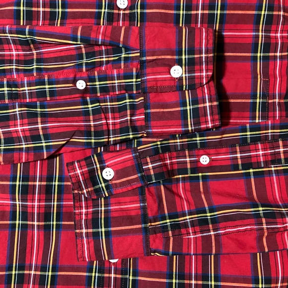 J. Crew Factory Slim Flex Washed Plaid Shirt - Picture 6 of 8